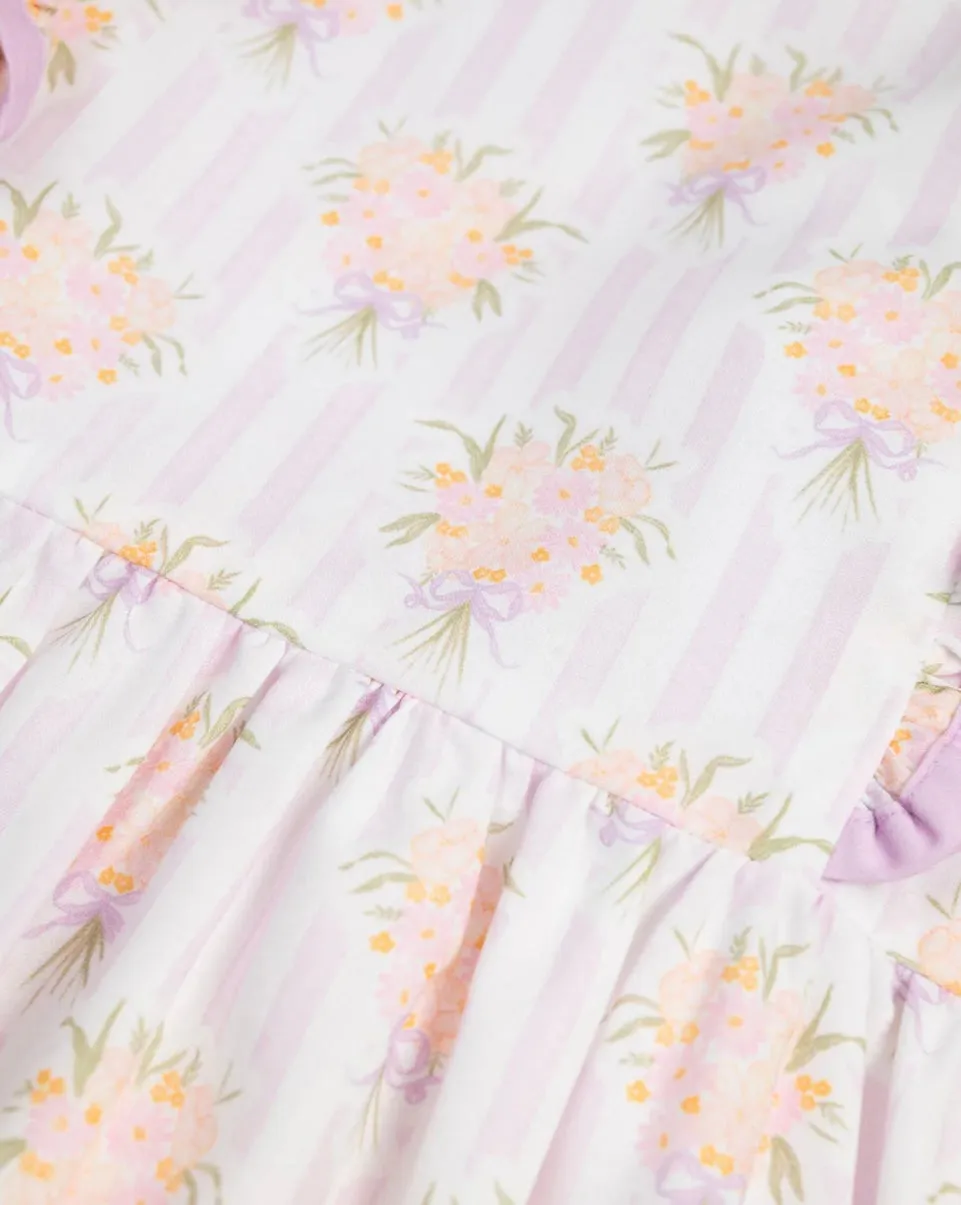 Lavender Bouquet Bell Dress