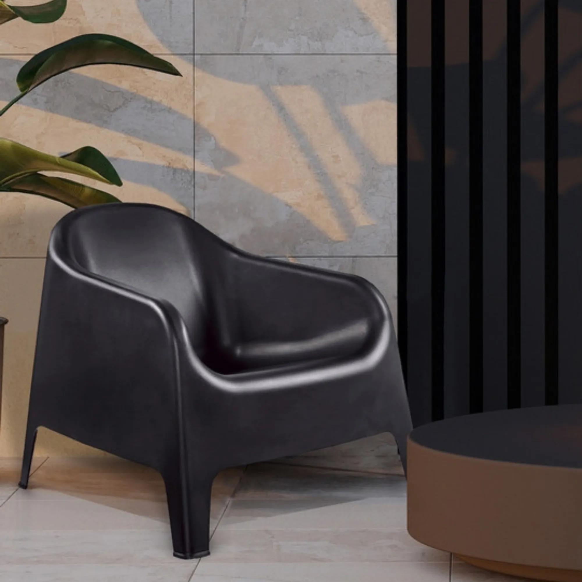 Lax Outdoor Chair - Black