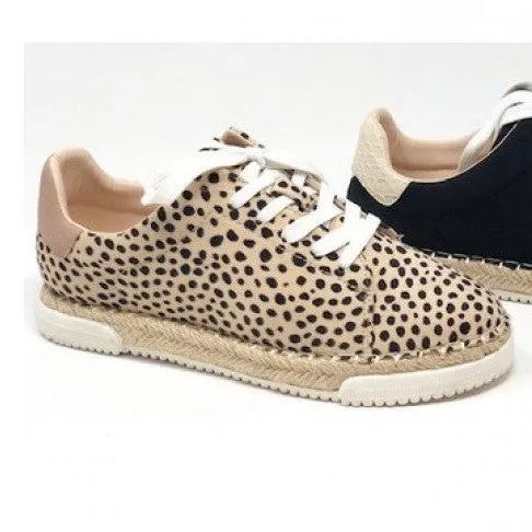 Lucia Espadrille Sneakers - Cheetah