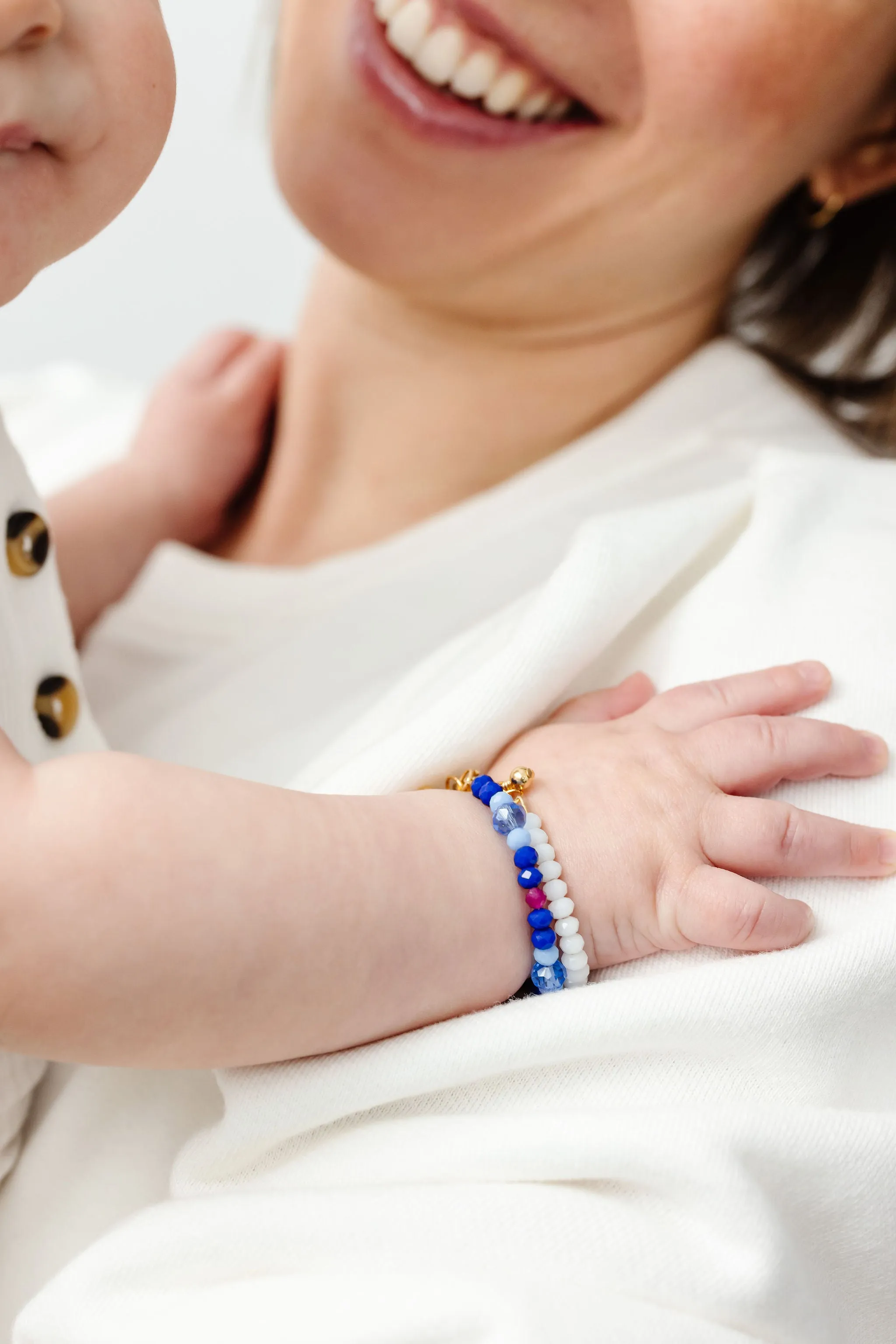 Luisa Baby Bracelet Two-Pack (4MM   6MM Beads)