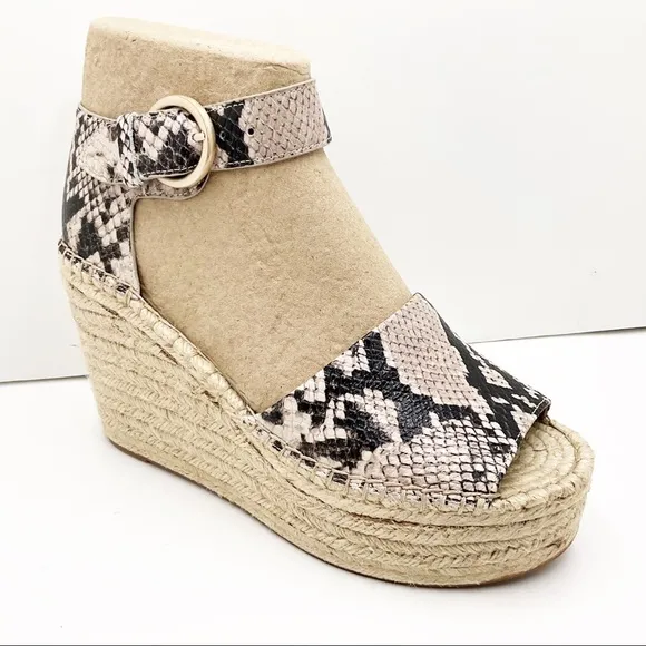 🆕{MARC FISHER} Alida Espadrille Platform Wedge
