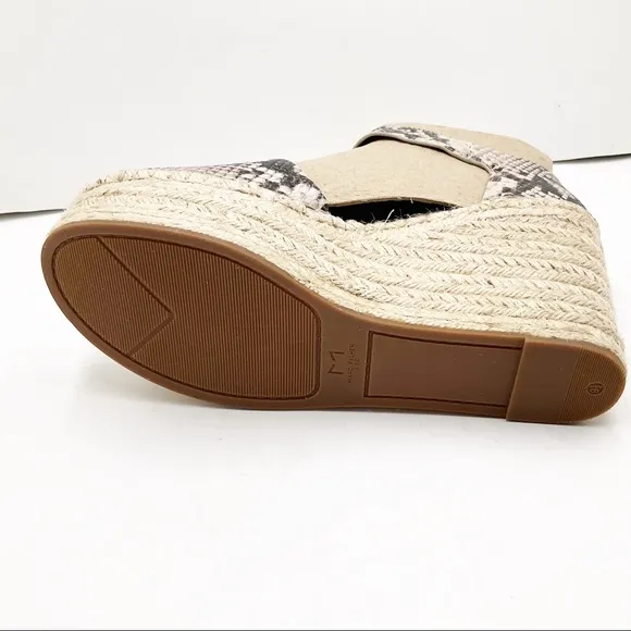 🆕{MARC FISHER} Alida Espadrille Platform Wedge