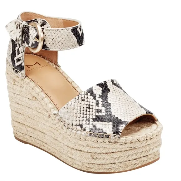 🆕{MARC FISHER} Alida Espadrille Platform Wedge