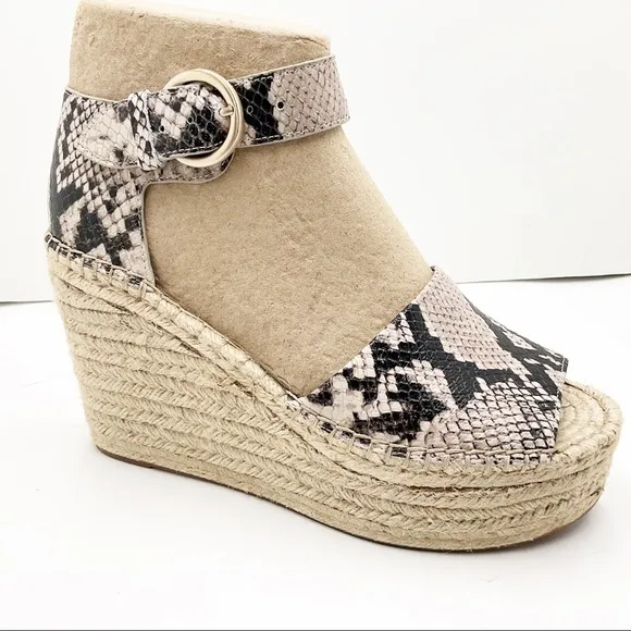 🆕{MARC FISHER} Alida Espadrille Platform Wedge