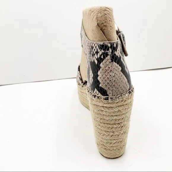 🆕{MARC FISHER} Alida Espadrille Platform Wedge