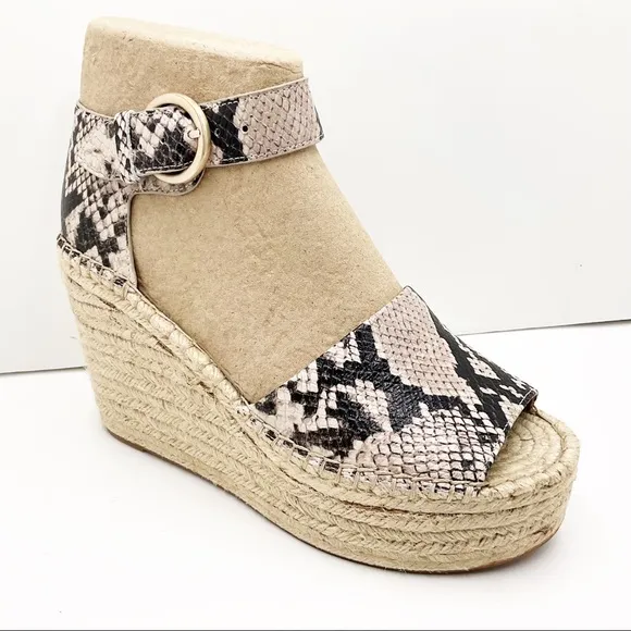 🆕{MARC FISHER} Alida Espadrille Platform Wedge