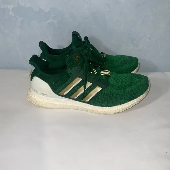Men Adidas Ultraboost 2.0 DNA High School PE Pack 'JuJu Smith-Schuster Green 10