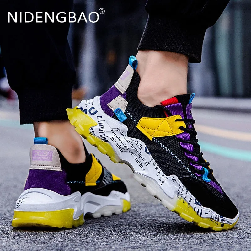 Men Sneakers Breathable Running Shoes