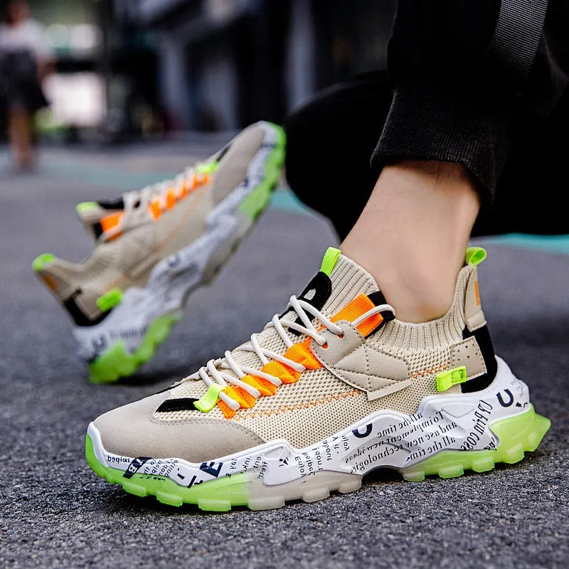 Men Sneakers Breathable Running Shoes