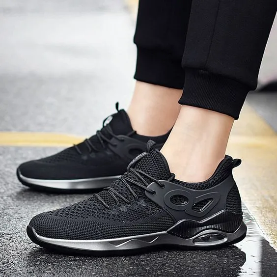 Men's FlyKnit Breathable Running Shoes