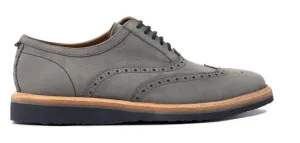 MEN'S MILWAUKEE BOOT CO. BRADLEY WINGTIP OXFORD | GRAY