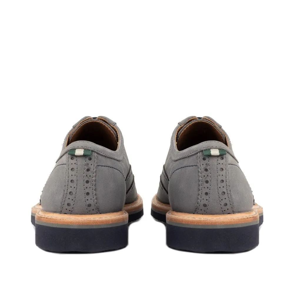 MEN'S MILWAUKEE BOOT CO. BRADLEY WINGTIP OXFORD | GRAY