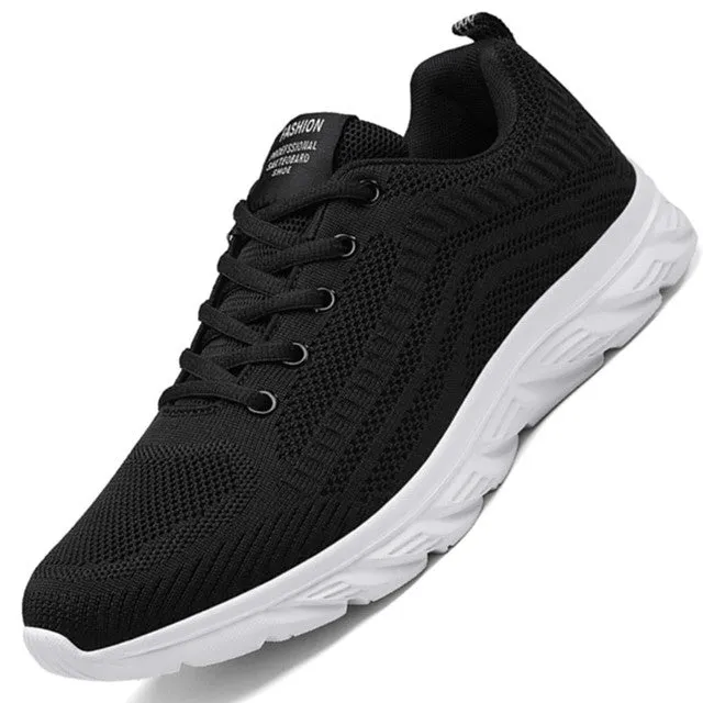 Men's running shoes super lightweight walking and jogging shoes breathable mesh