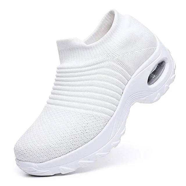 Mesh Women Men  Outdoor  Running Shoes Couples Breathable Soft Athletics Jogging  Sneaker