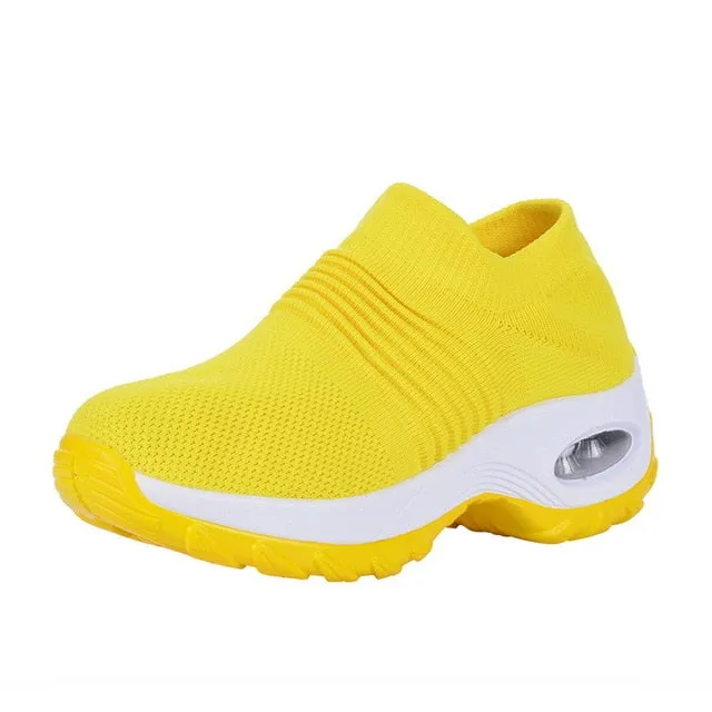 Mesh Women Men  Outdoor  Running Shoes Couples Breathable Soft Athletics Jogging  Sneaker