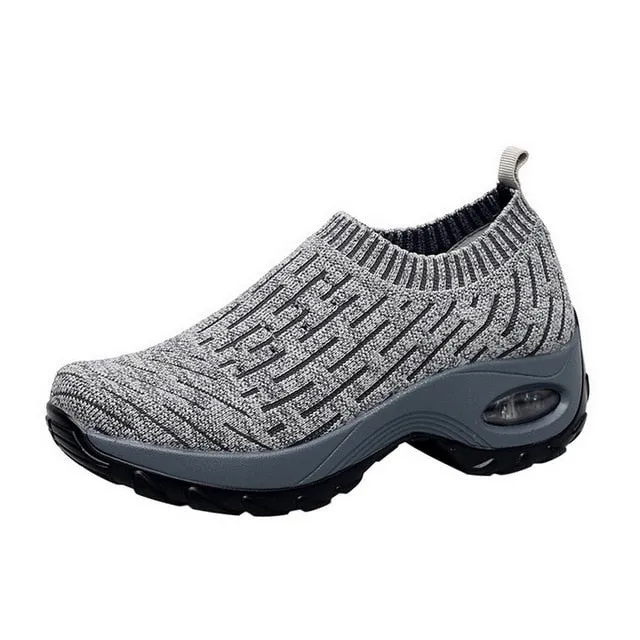 Mesh Women Men  Outdoor  Running Shoes Couples Breathable Soft Athletics Jogging  Sneaker