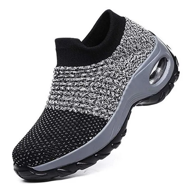 Mesh Women Men  Outdoor  Running Shoes Couples Breathable Soft Athletics Jogging  Sneaker