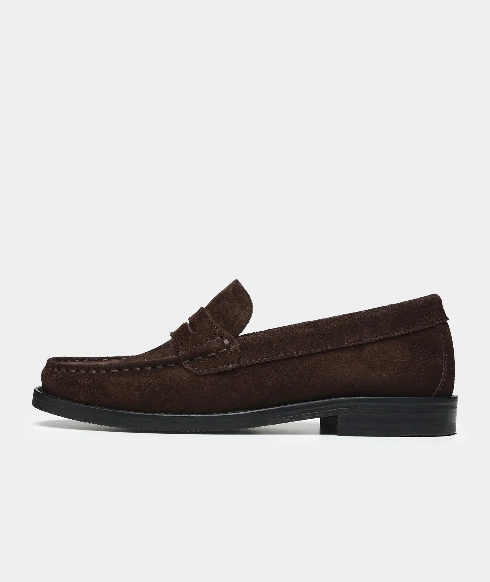 Miles Penny Loafer - Brown Suede