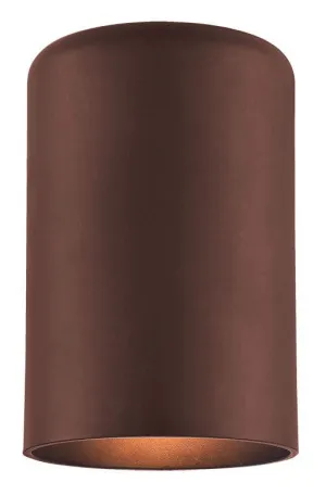 Minimalist Bronze Cylinder Wall Light