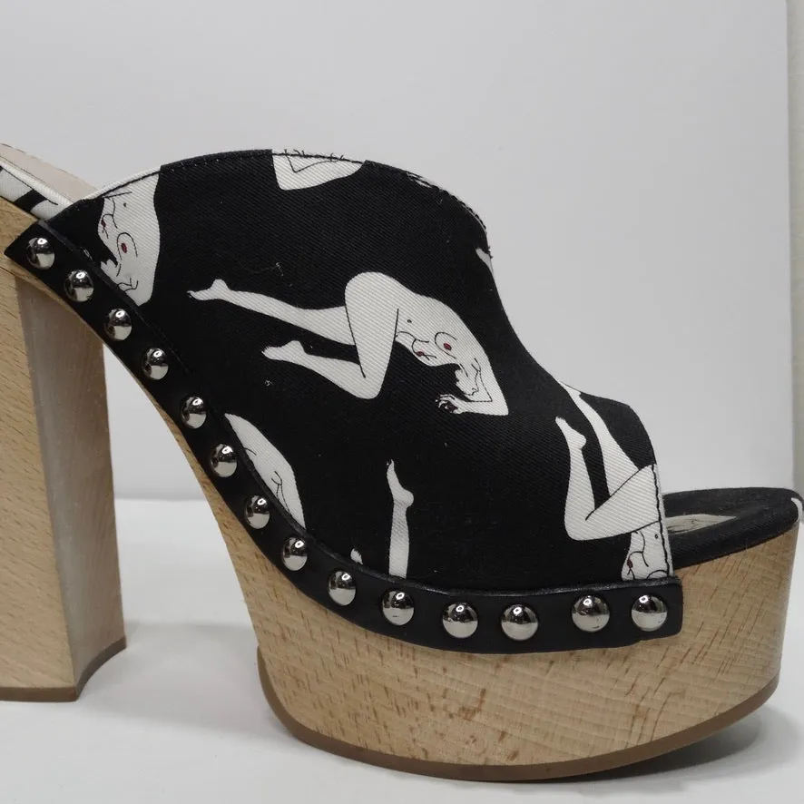 Miu Miu Abstract Printed Heels
