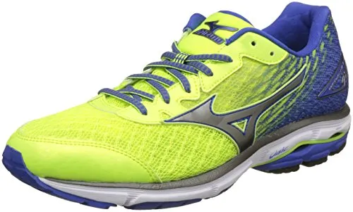Mizuno Men's Wave Rider 19 2E Yellow Running Shoes - 6 UK/India (39 EU)(J1GC160490)