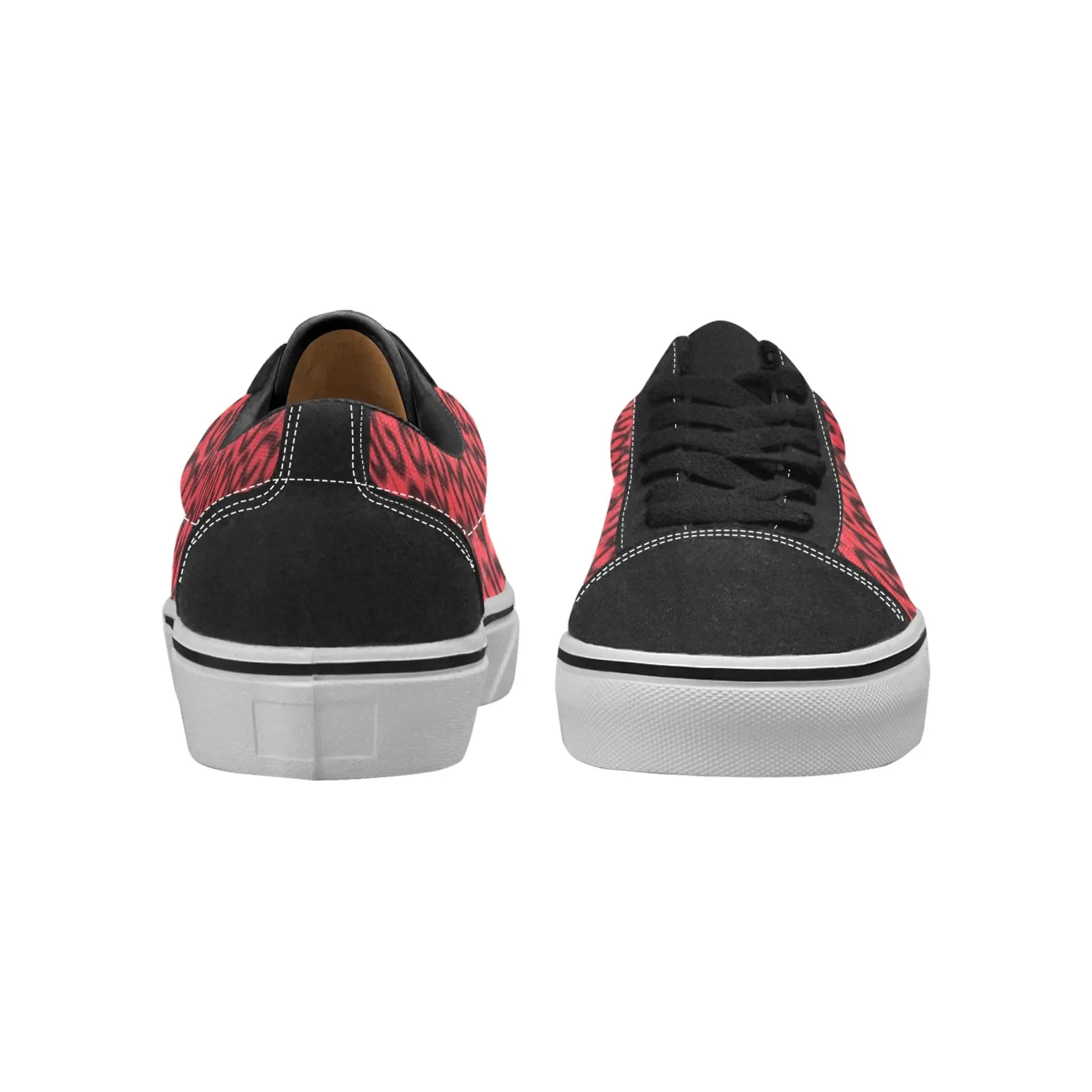 Mocha  African Print Men's Low Top Sporting Shoes