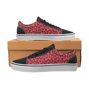 Mocha  African Print Men's Low Top Sporting Shoes