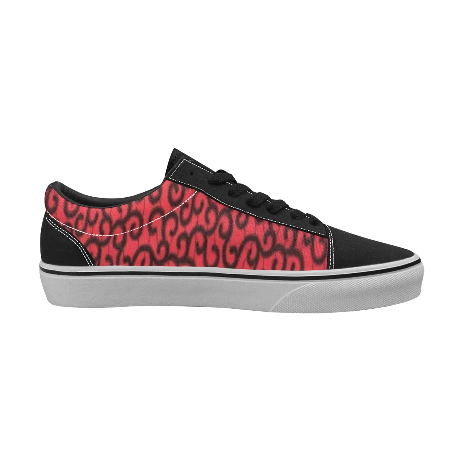 Mocha  African Print Men's Low Top Sporting Shoes