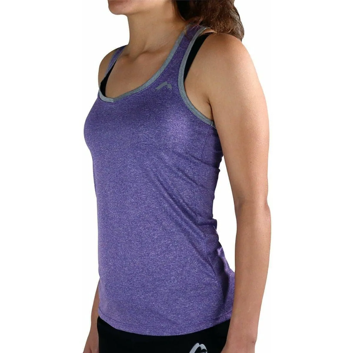 More Mile Marl Womens Training Vest - Purple