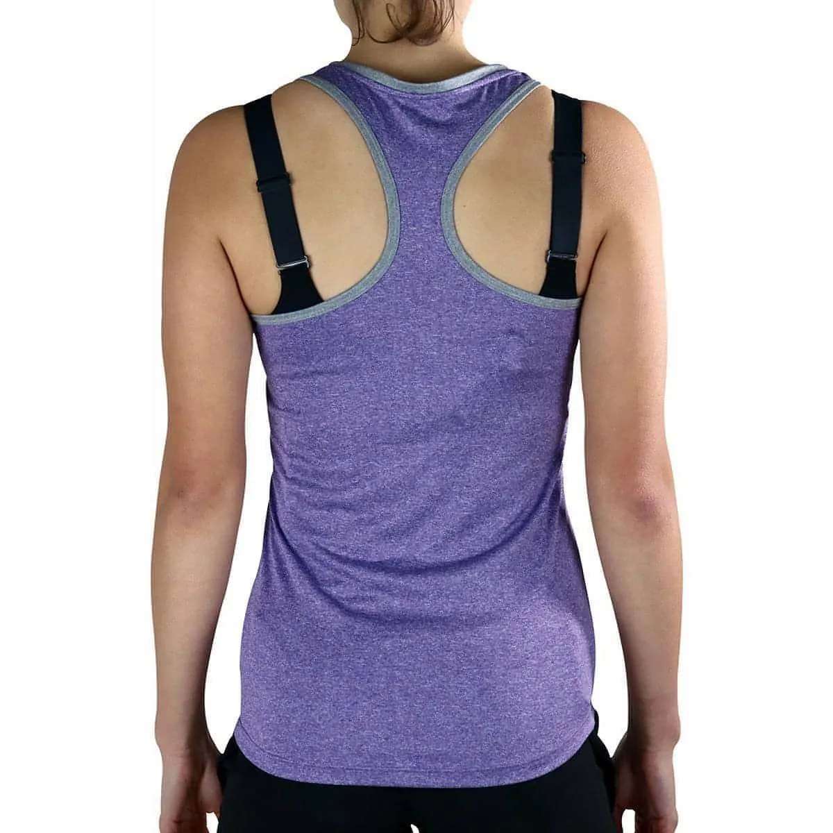 More Mile Marl Womens Training Vest - Purple