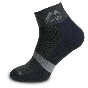 More Mile Preventer Double Layer Running Socks - Grey