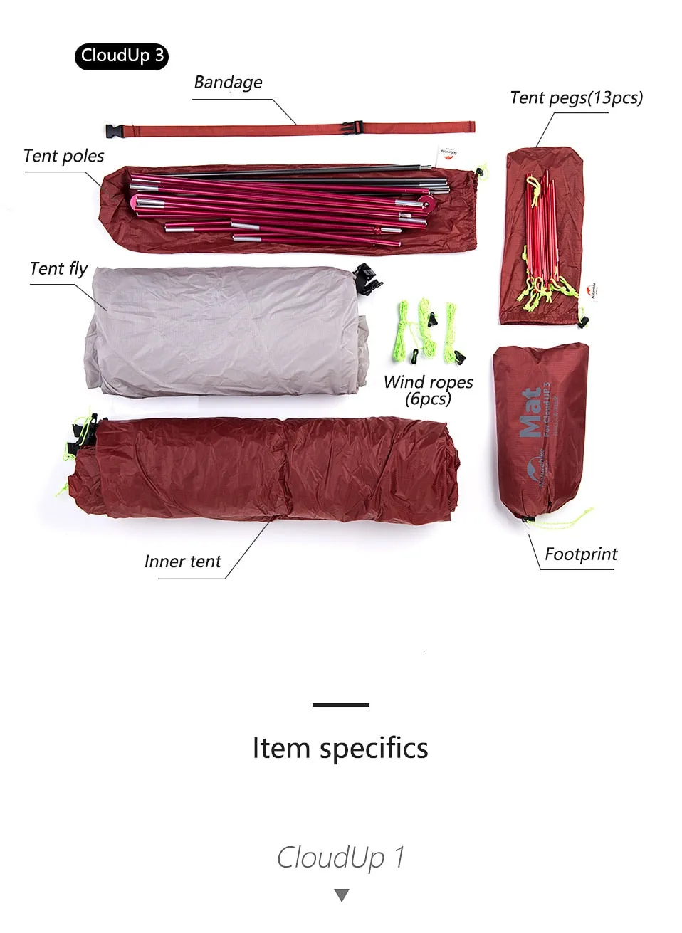 Naturehike Waterproof Outdoor Hiking Tent