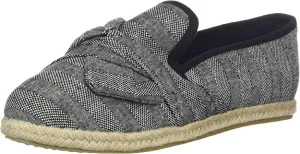 Nautica Women's Rudder Knot Loafer, Black Stripe, 8.5 Medium US
