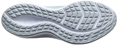 Nike Women's WMNS Downshifter 11 White/Green Glow-Infinite Lilac Running Shoes-5 Kids UK (CW3413-101)
