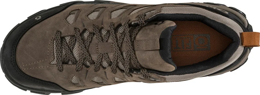 Oboz Men's Sawtooth X Low B-Dry Waterproof Hiking Shoes - Canteen