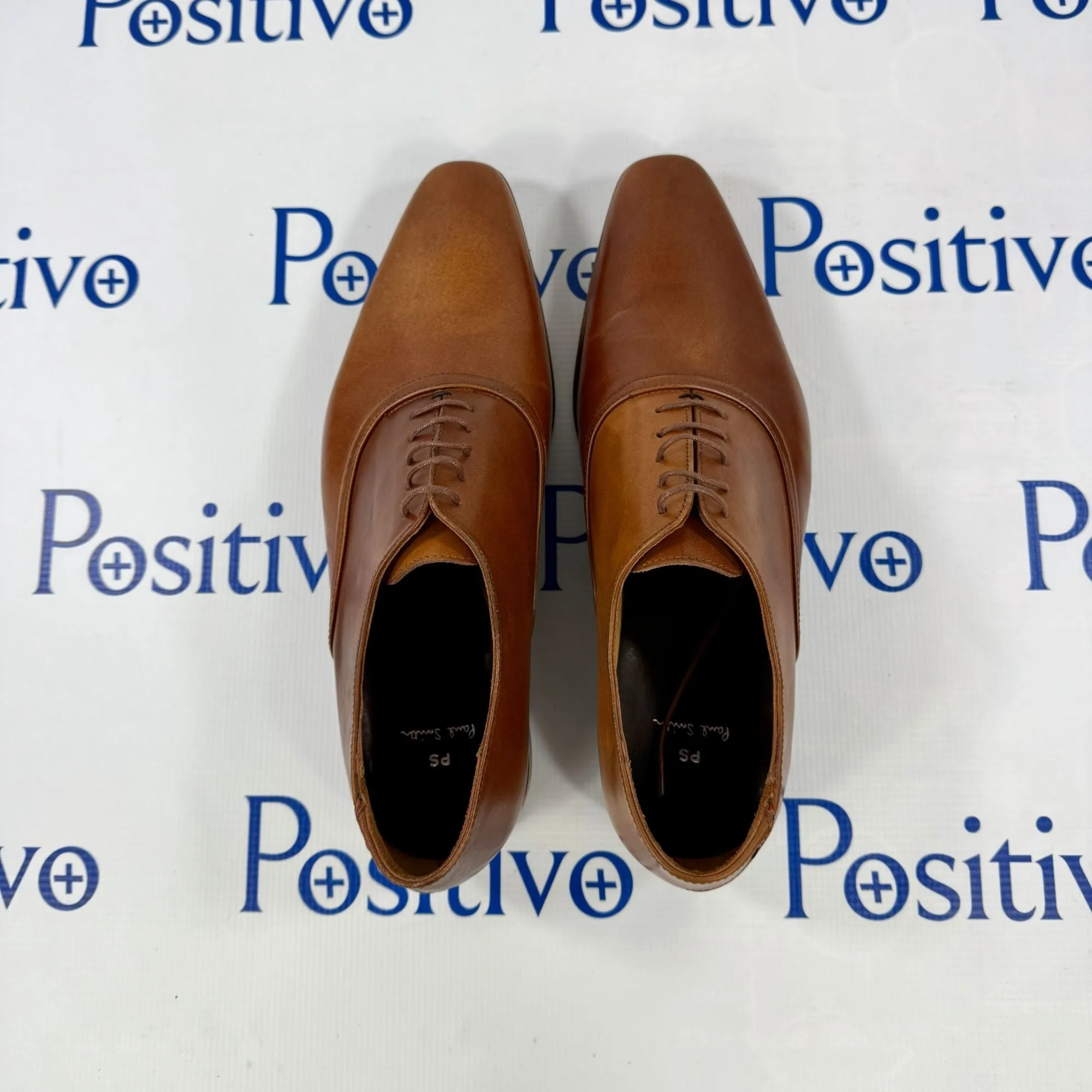 Paul Smith Starling Tan Leather Oxfords w/ Defect