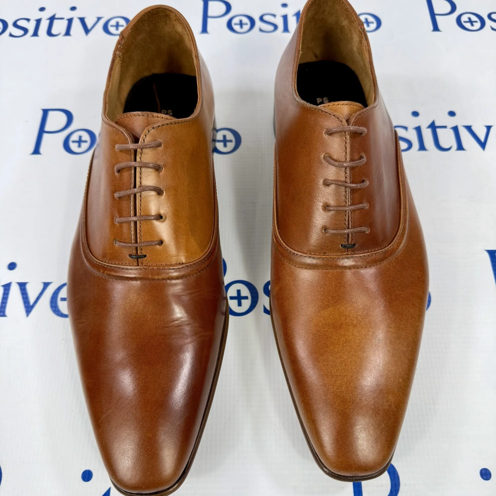 Paul Smith Starling Tan Leather Oxfords w/ Defect