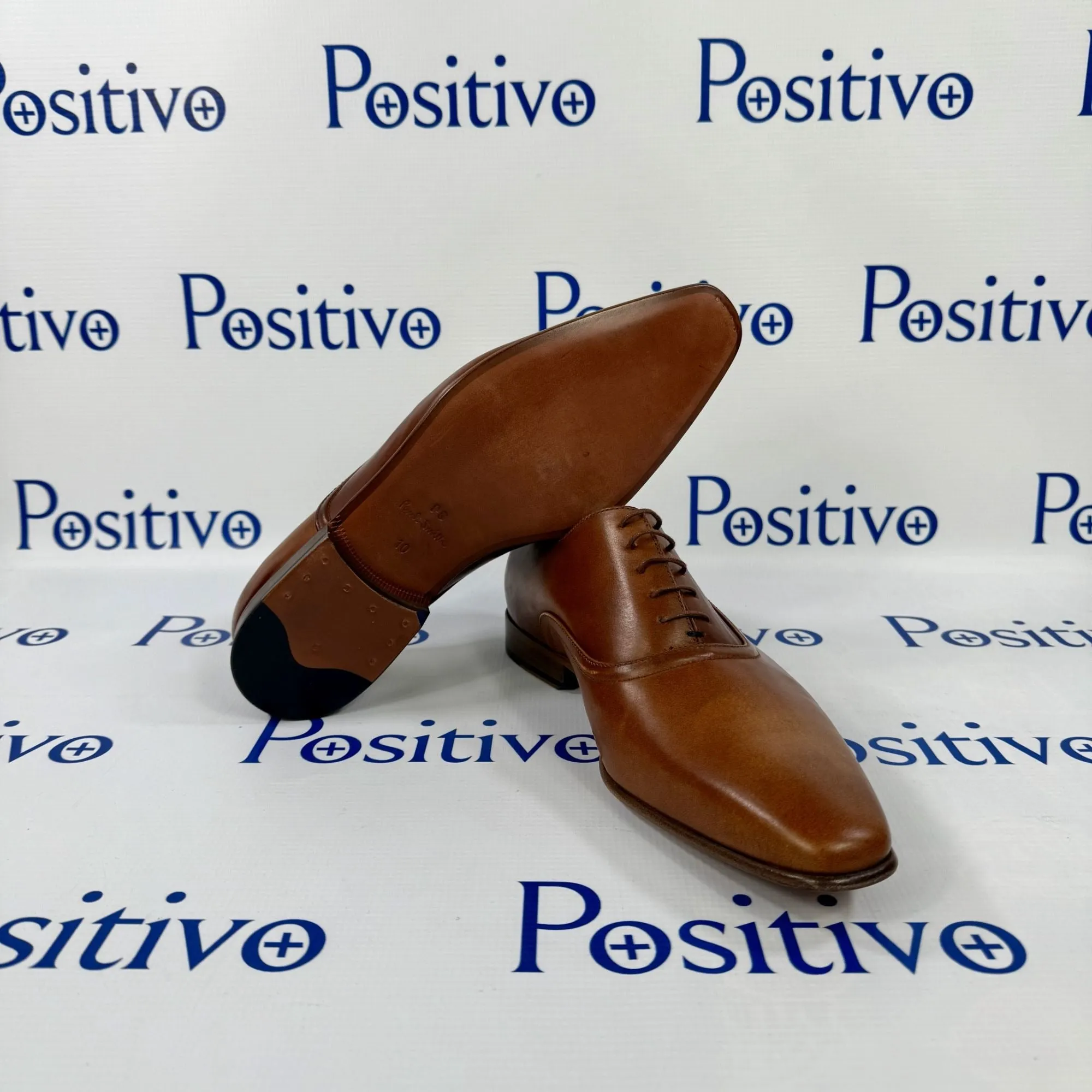 Paul Smith Starling Tan Leather Oxfords w/ Defect