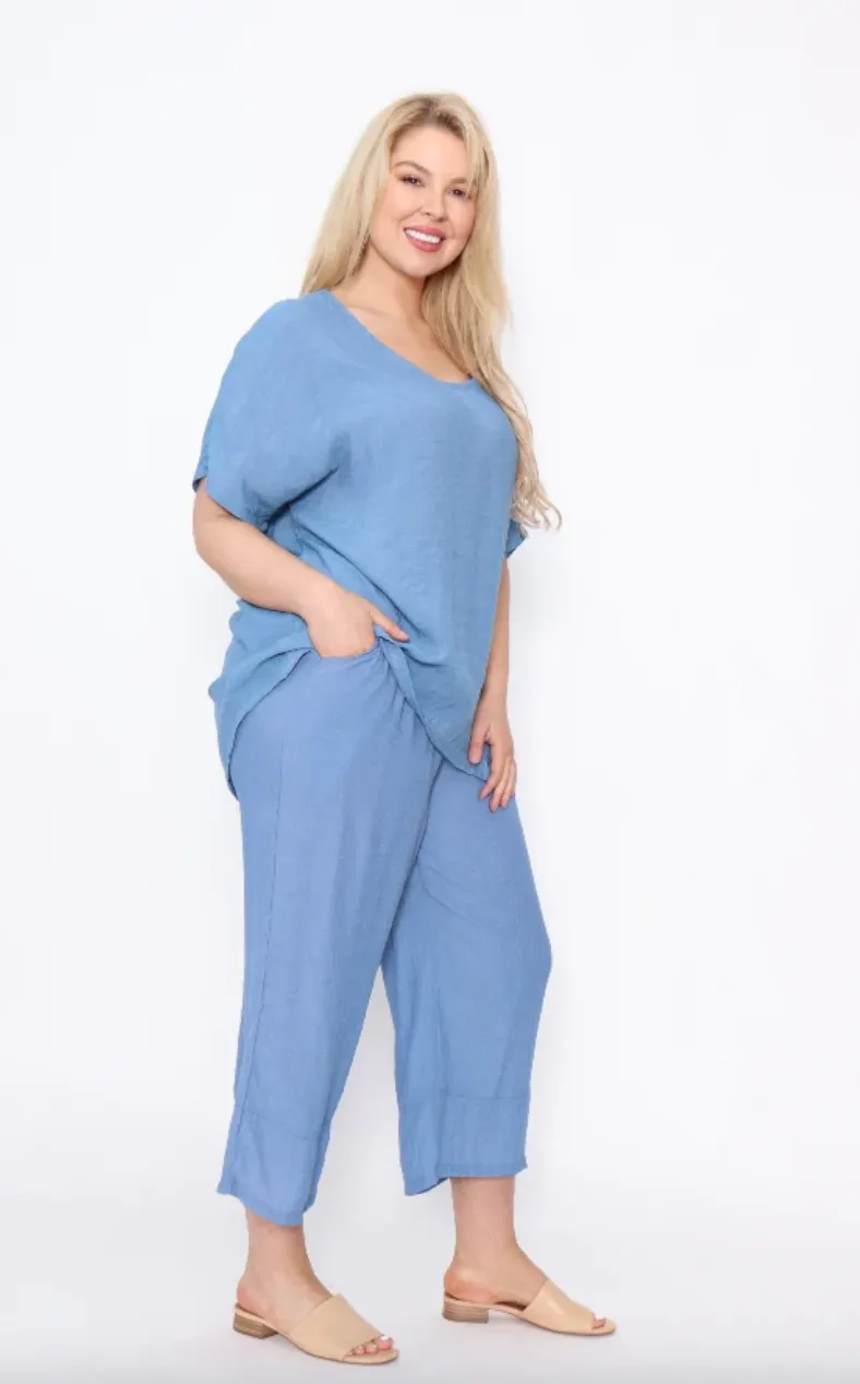 Penny Denim Top