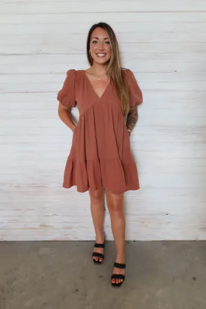 Penny Dress - Terracotta