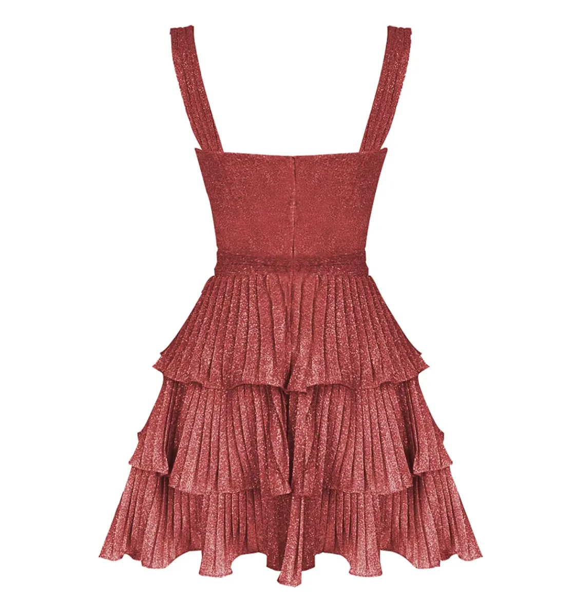 PENNY STARFISH CUTOUT PLEATED DRESS