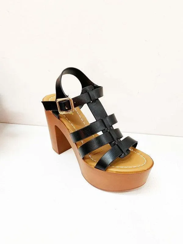 Platform Chunky High Heel Dress Shoes