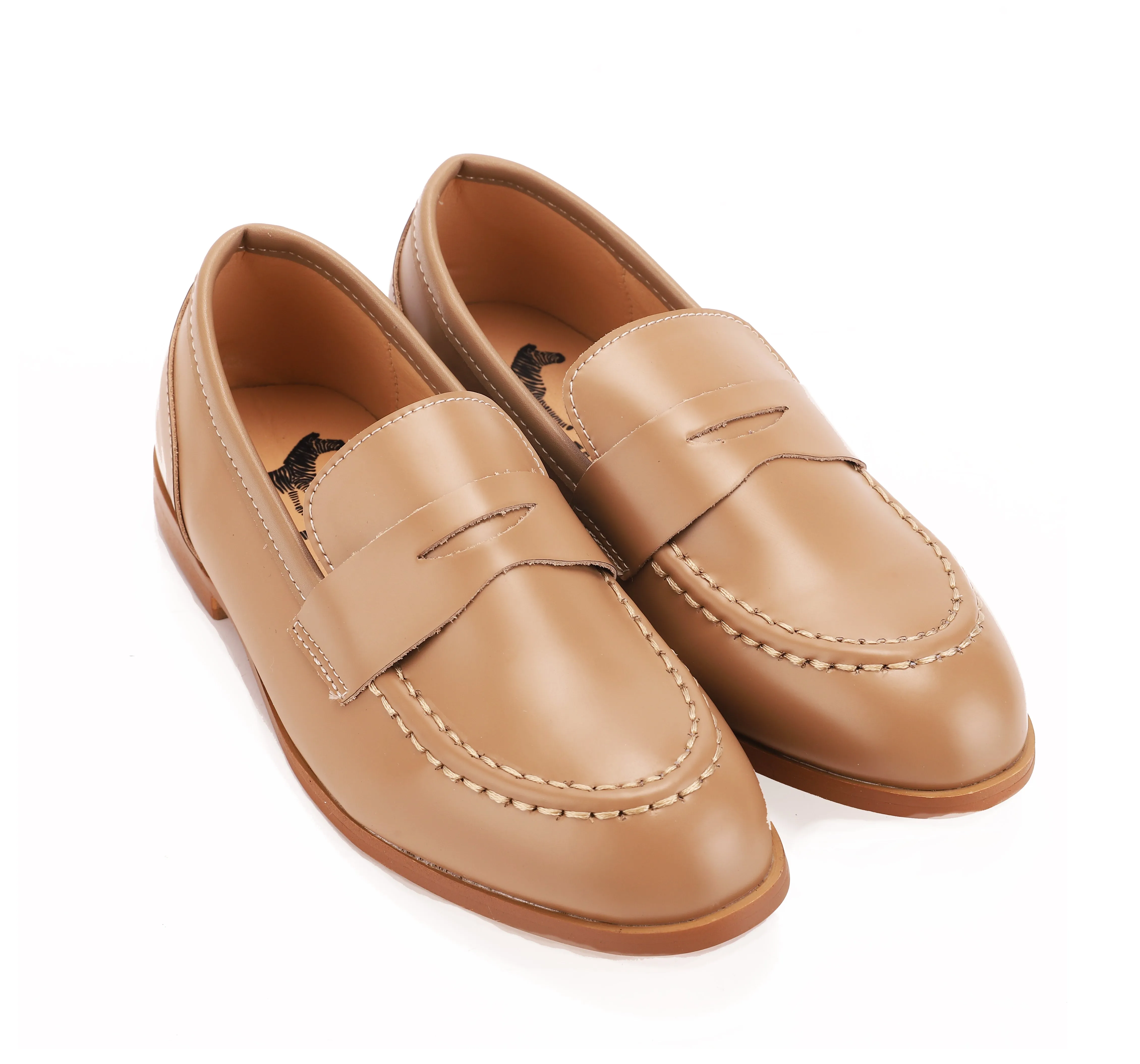 Platinum Penny Loafer - Hard Sole