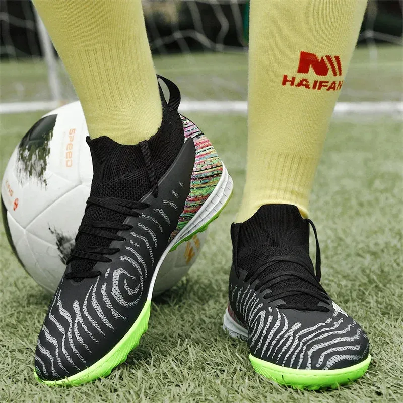 Quality Soccer Shoes Wholesale Football Boots Messi Assassin Chuteira society Campo TF/AG Football Sneaker Futsal Training Shoes