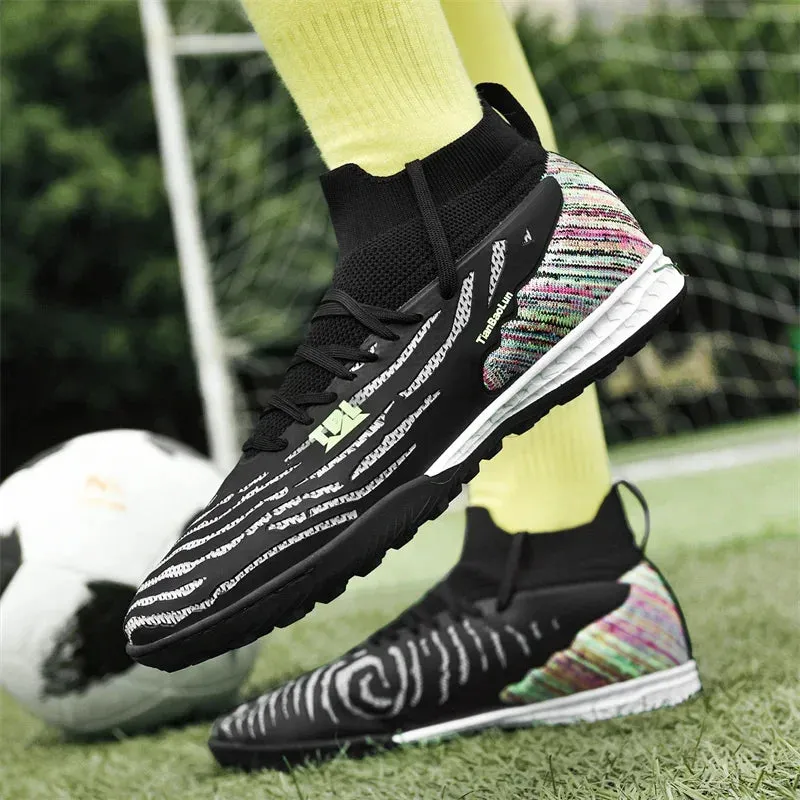 Quality Soccer Shoes Wholesale Football Boots Messi Assassin Chuteira society Campo TF/AG Football Sneaker Futsal Training Shoes