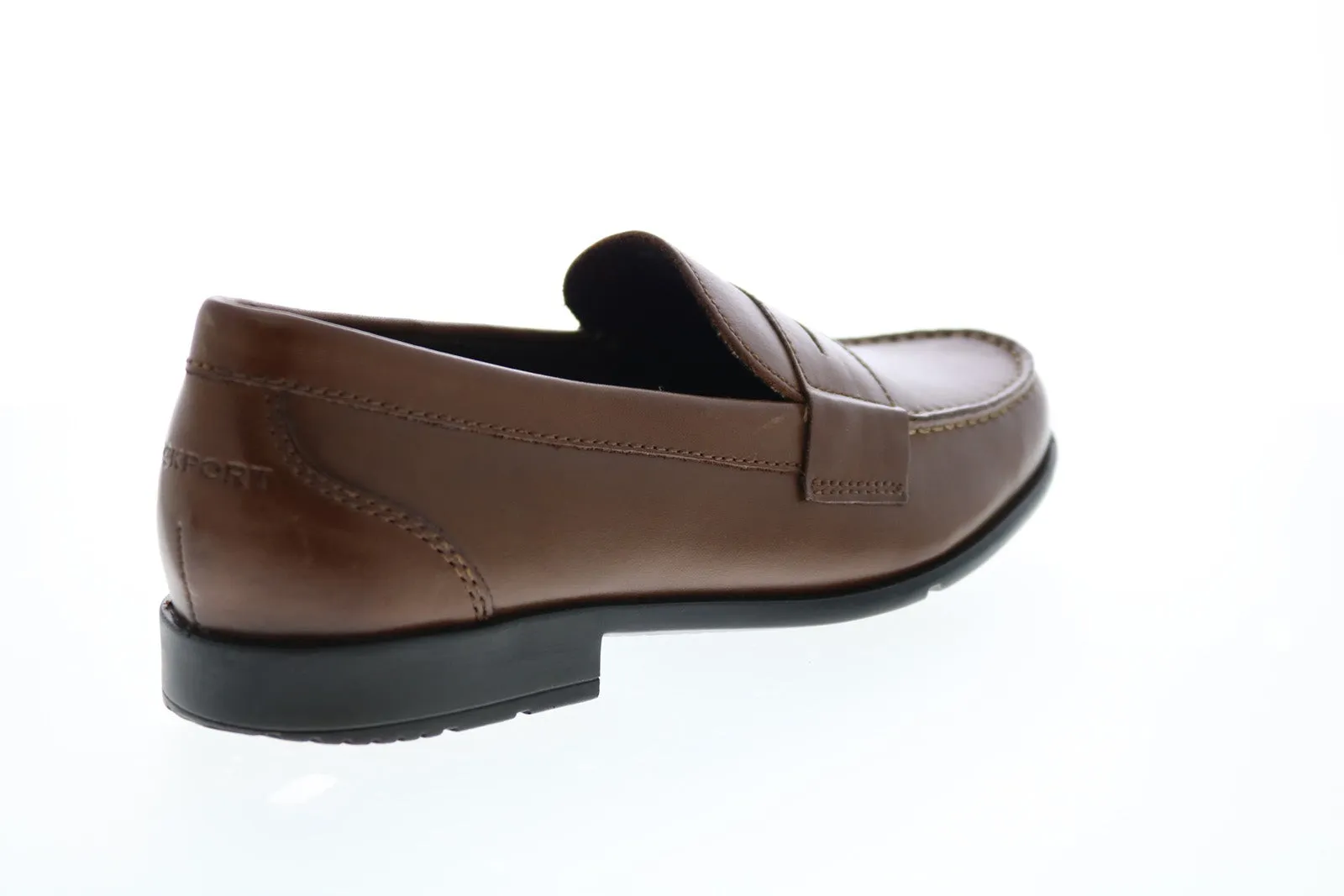 Rockport Classic Loafer Penny M76444 Mens Brown Leather Loafers Penny Shoes