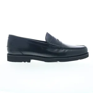 Rockport Modern Prep Penny Mens Black Extra Wide Loafers Penny Shoes