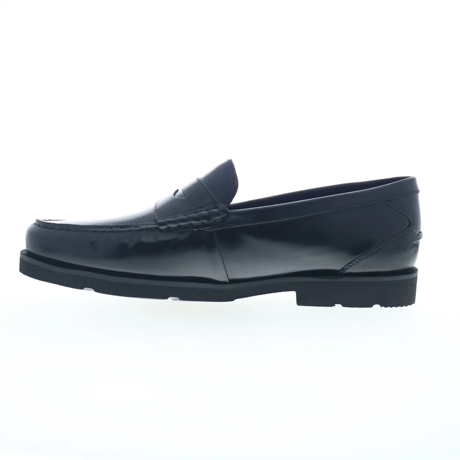 Rockport Modern Prep Penny Mens Black Extra Wide Loafers Penny Shoes