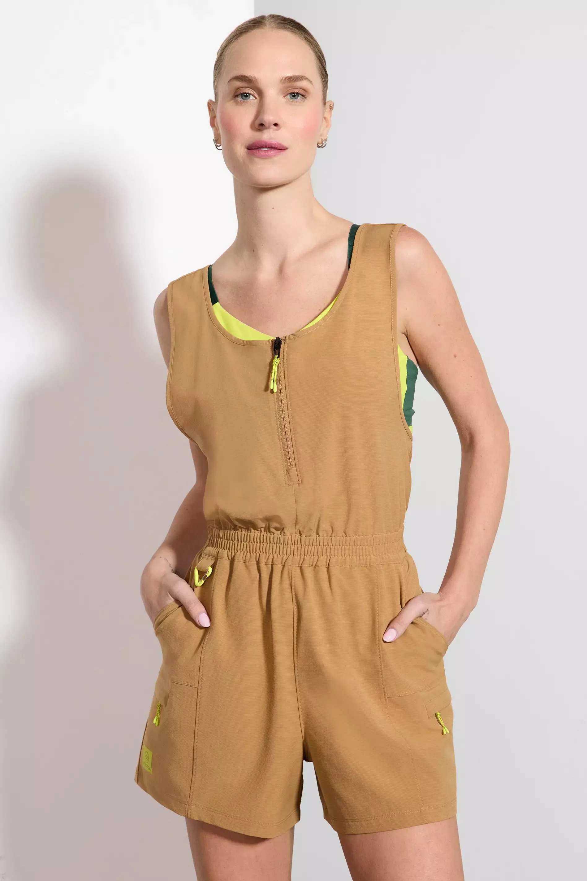 Rove Hiking Romper - Bistre