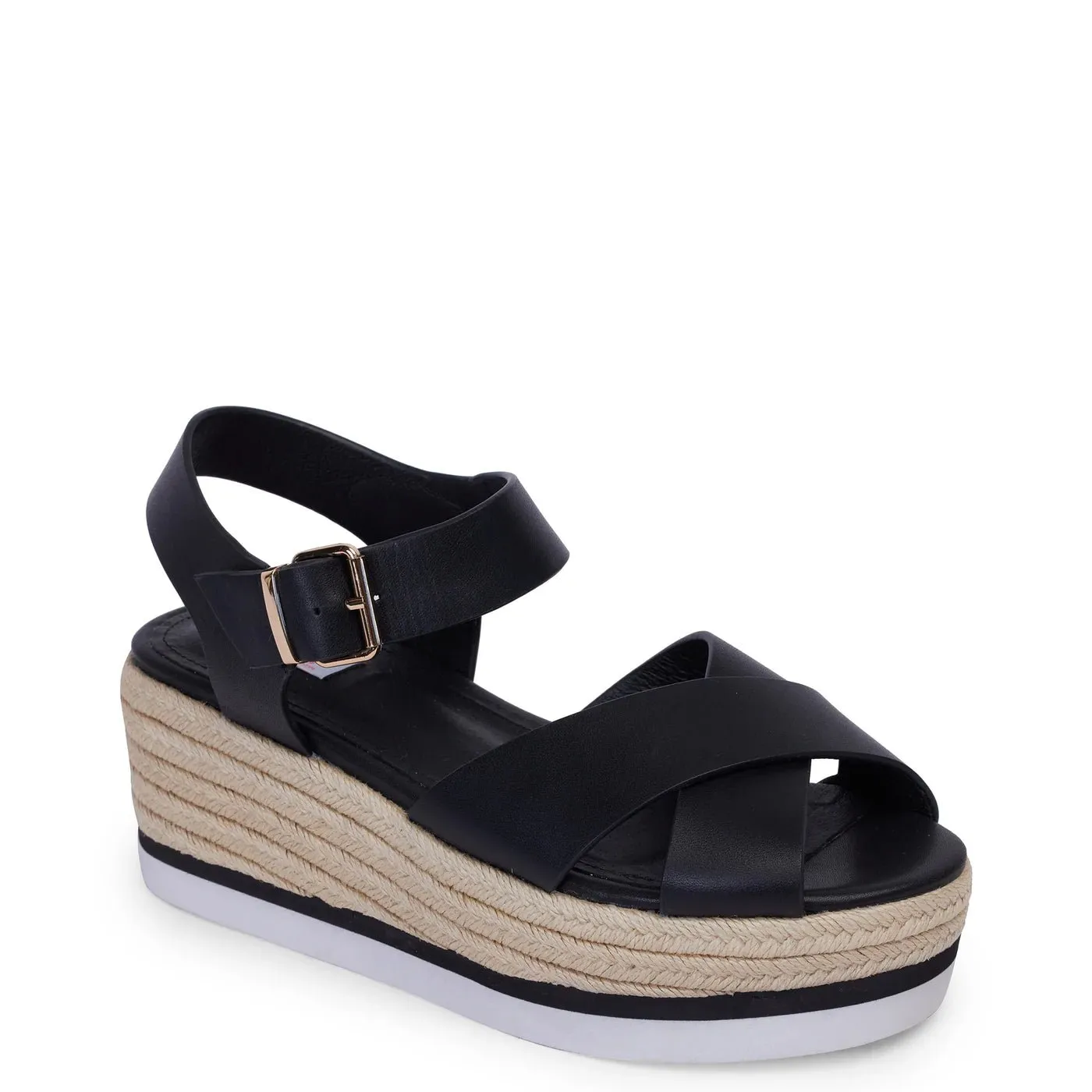 Sally Sandal | Black Calf